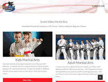 Tablet Screenshot of lightspeedmartialarts.com